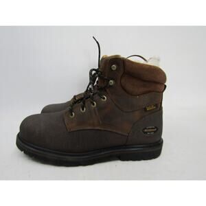 EUC Lacrosse Men's Size 11.5 M Brown Leather Laces Composite Ankle Work Boots